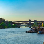 Pavia and the cover bridge